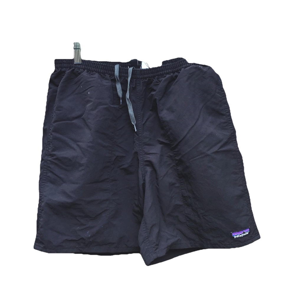 Patagonia Baggies Shorts Men's Medium Black 6.5" Inseam Paint Stains